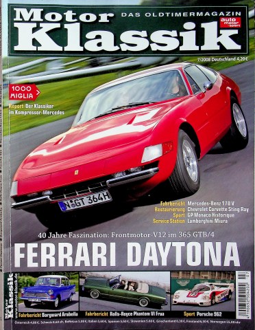 Deckblatt Motor Klassik (07/2008)